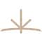 Ekena Millwork Alberta Smooth Timber Gable Bracket, Douglas Fir, 72"W x 39"H x 1 1/2"D x 3 1/2"F, 13/12 Pitch GBW072X39X0204ALB00SDF - alternate 1